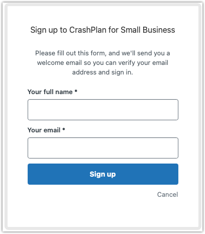 sign up for CrashPlan for Small Business.png
