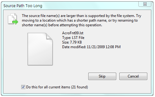 How to Fix the “Path Too Long” Error on Windows