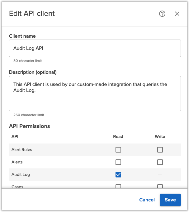 API clients – Documentation