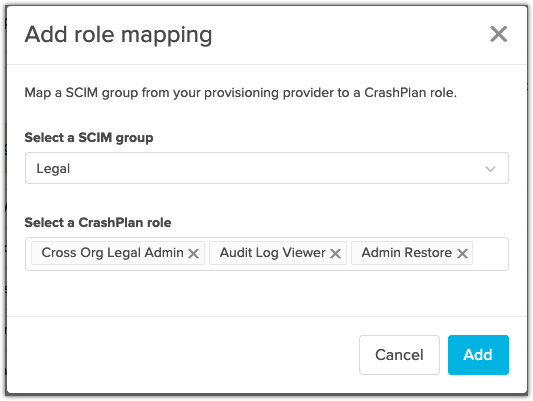 role assignment via scim